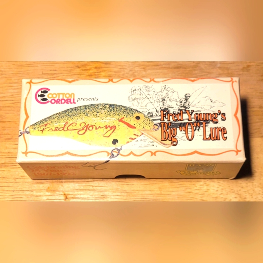 Collectors limited edition Fred Young's Big O Lure